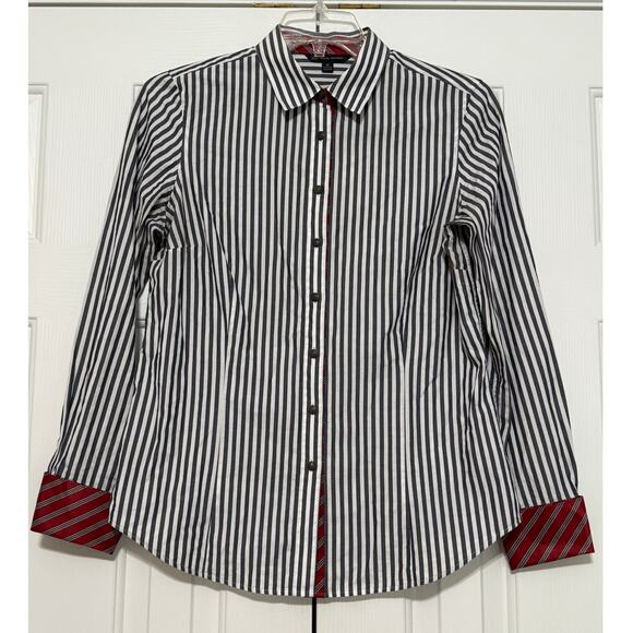 Brooks Brothers 346 French Cuff Striped Tailored Fit Button Up, Size 12 - Picture 1 of 7